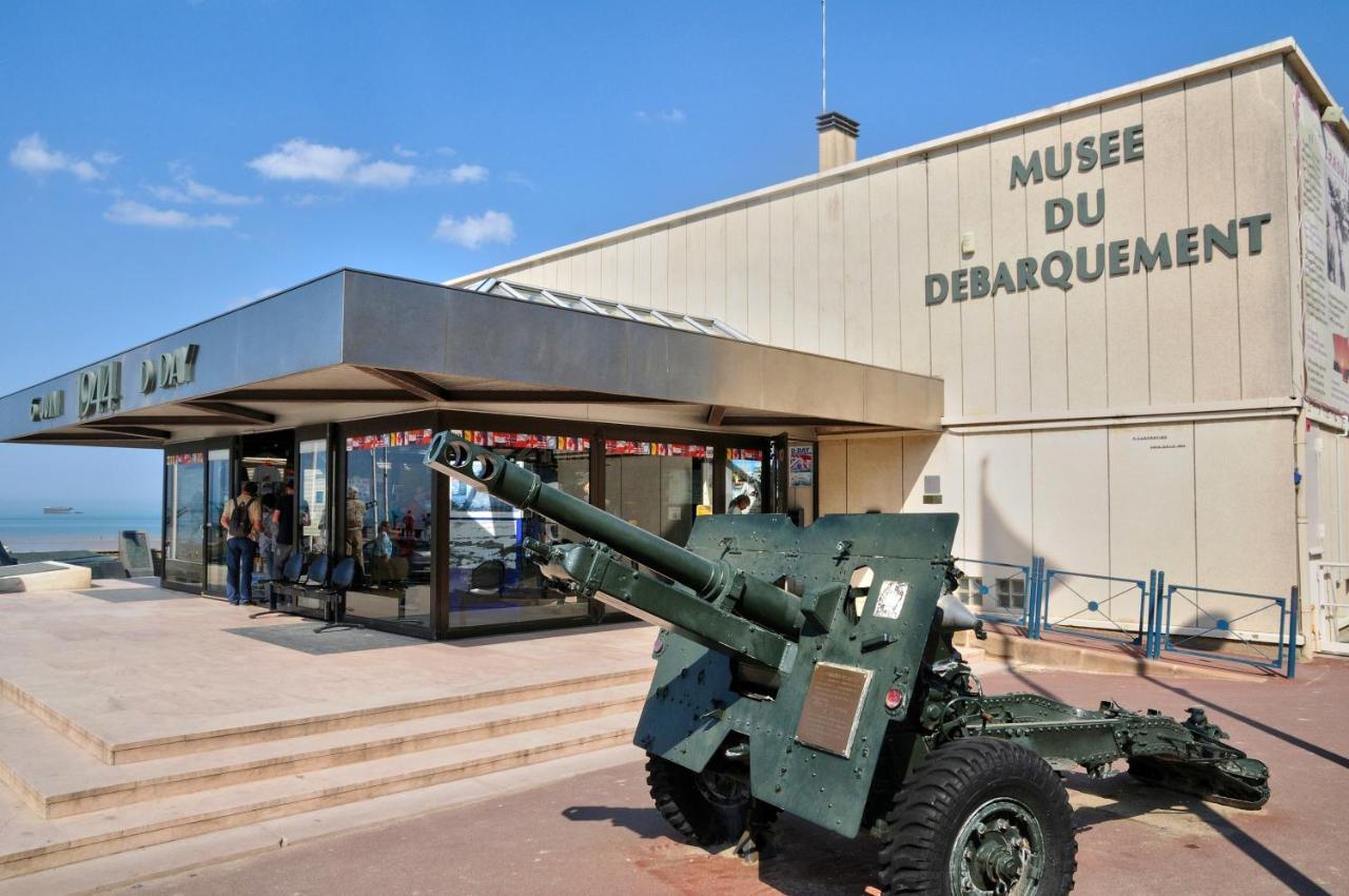 Les Volets Bleus - Duplex Proche Plage Et Centre Arromanches-les-Bains Exterior foto
